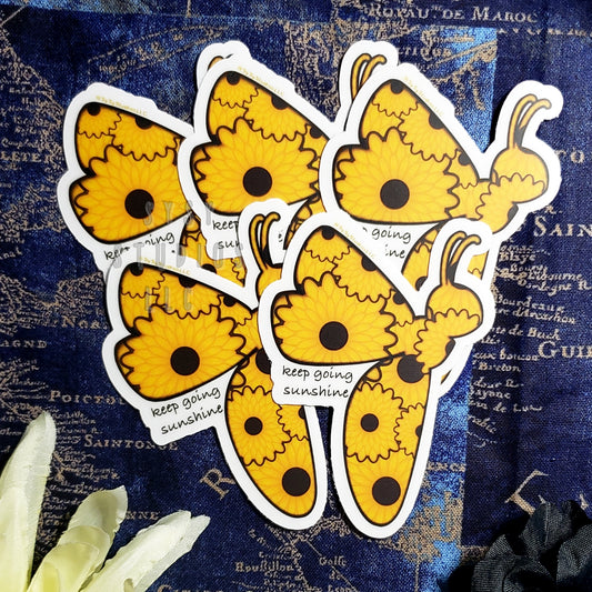 SunFlower Bee Sticker