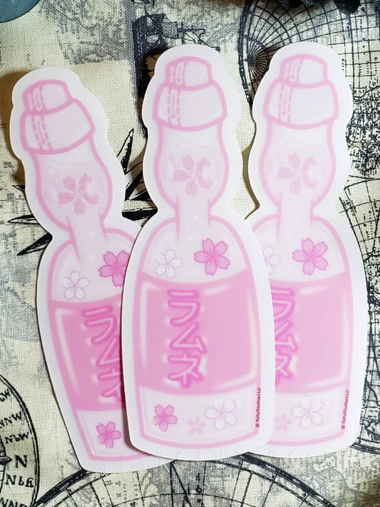 Sakura Inspired Ramune Sticker